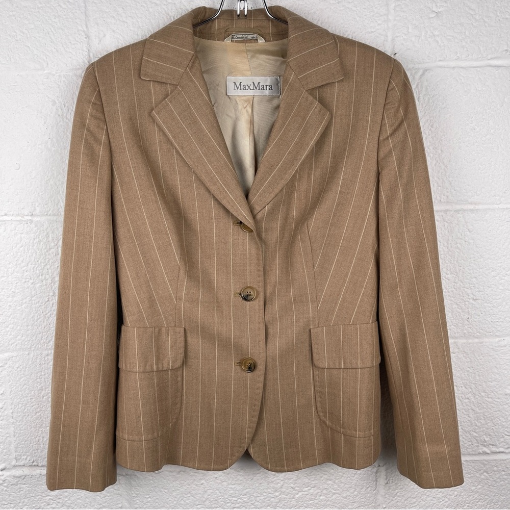MaxMara Wool Blend Blazer Size 8
